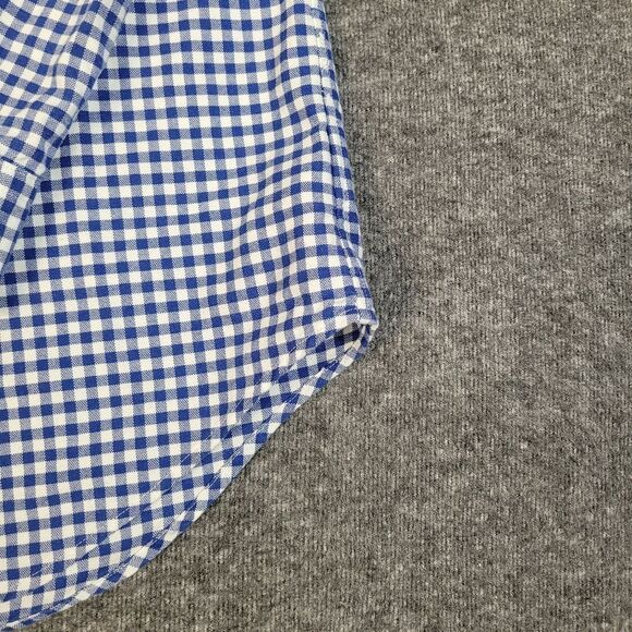 Polo Ralph Lauren Mens Shirt Button Down Size S Blue White Checked Oxford - Picture 6 of 9